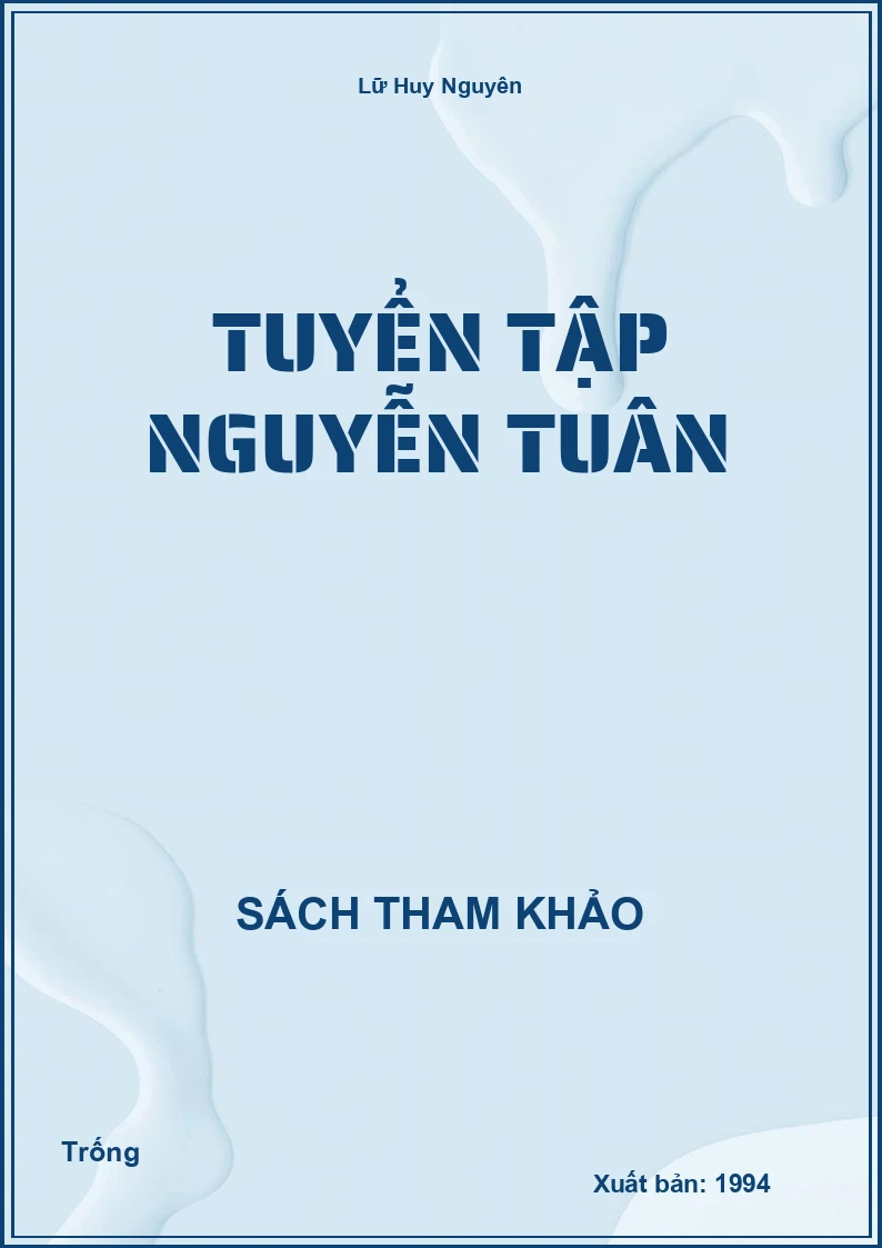 Tuyển tập Nguyễn Tuân