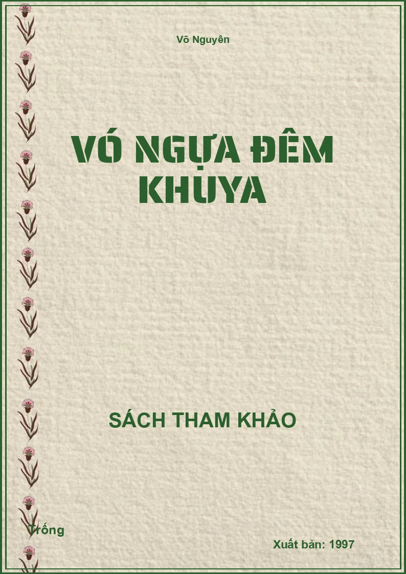 Vó ngựa đêm khuya