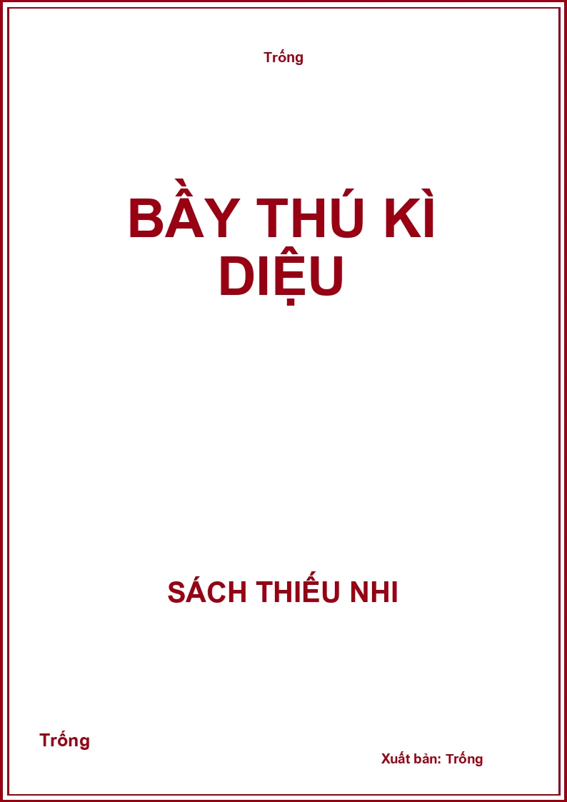 Bầy thú kì diệu