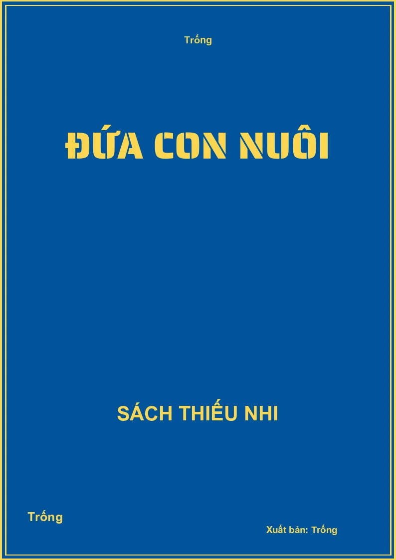 Đứa con nuôi