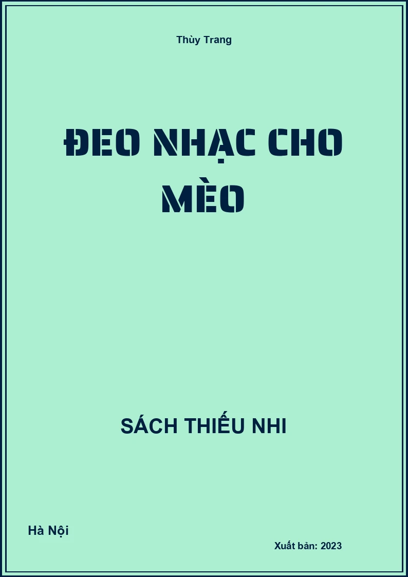 Đeo nhạc cho mèo