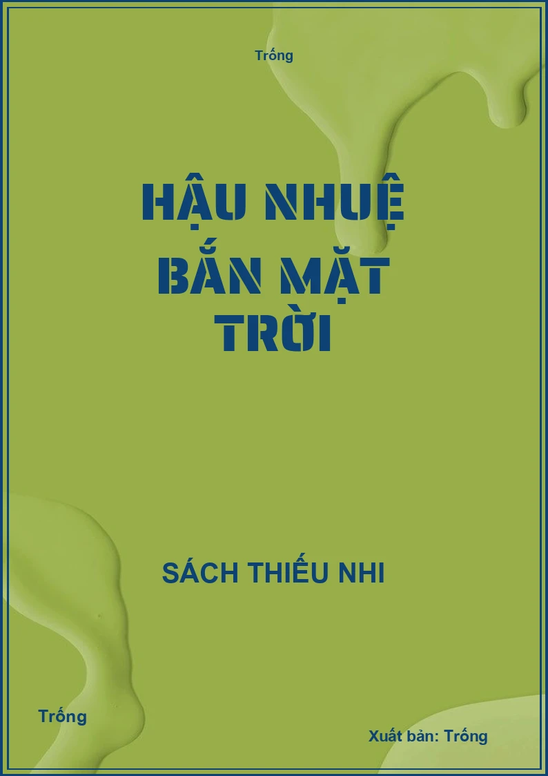 Hậu Nhuệ bắn mặt trời