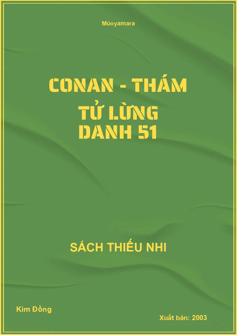 Conan - thám tử lừng danh 51