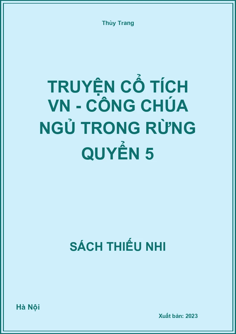 Truyện cổ tích VN - Công chúa ngủ trong rừng quyển 5