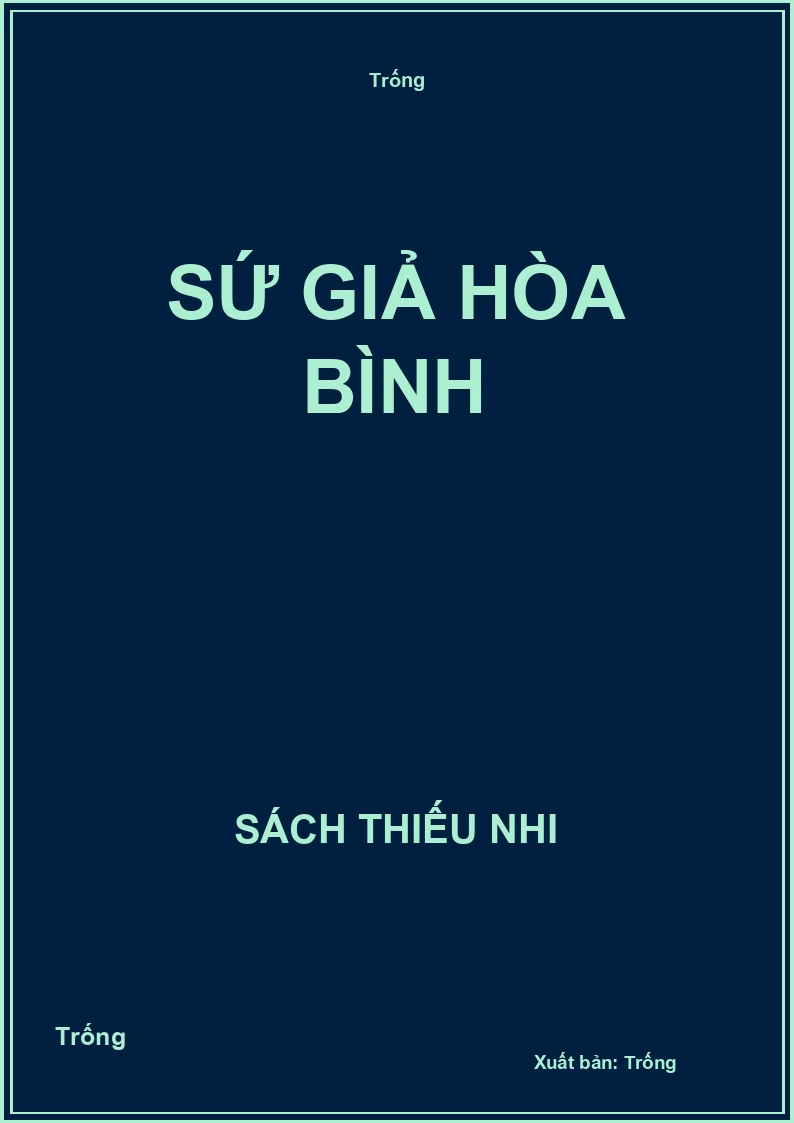 Sứ giả hòa bình
