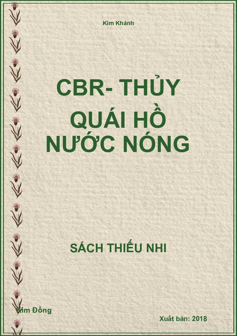 CBR- Thủy quái hồ nước nóng