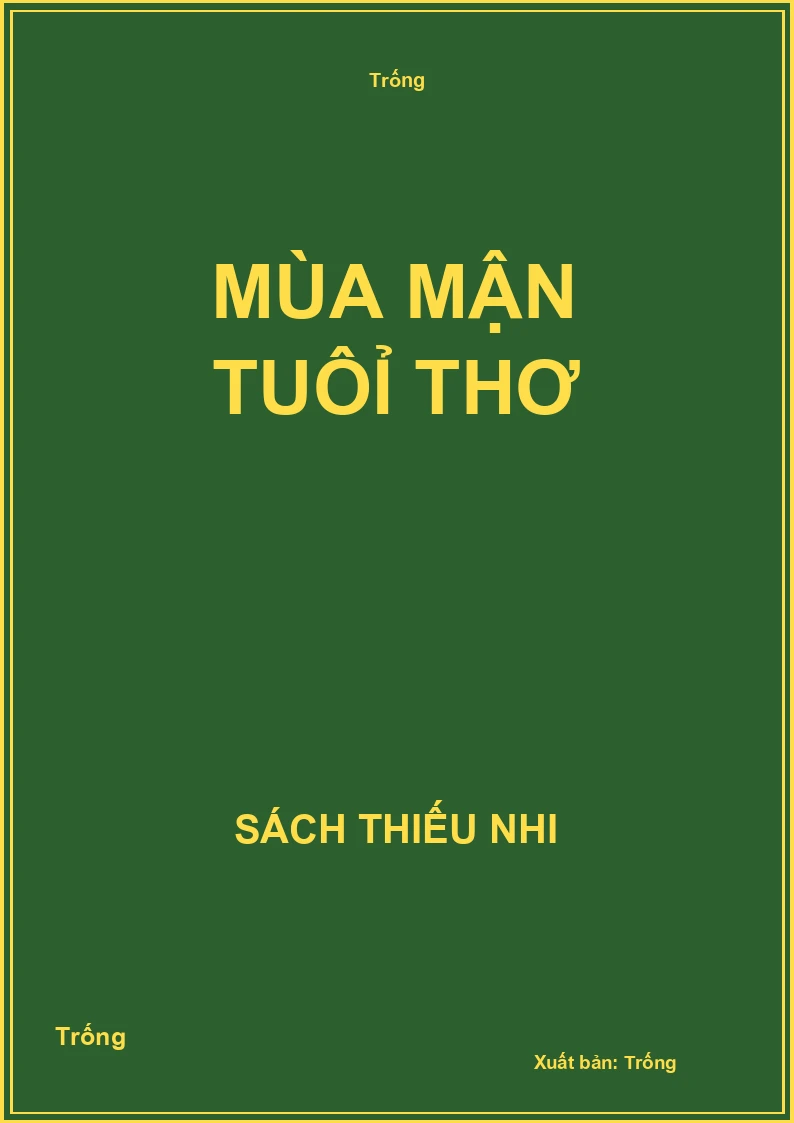 Mùa mận tuôỉ thơ