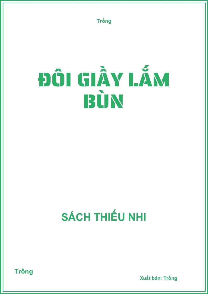 đôi giầy lắm bùn