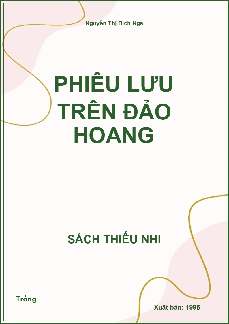 Phiêu lưu trên đảo hoang