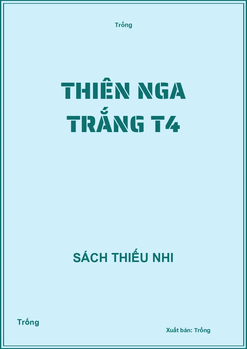 Thiên nga trắng T4