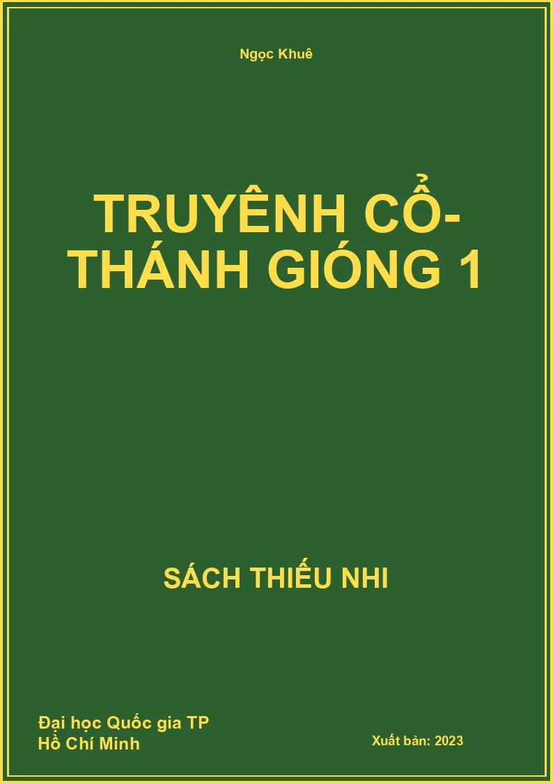 Truyênh cổ- Thánh gióng 1