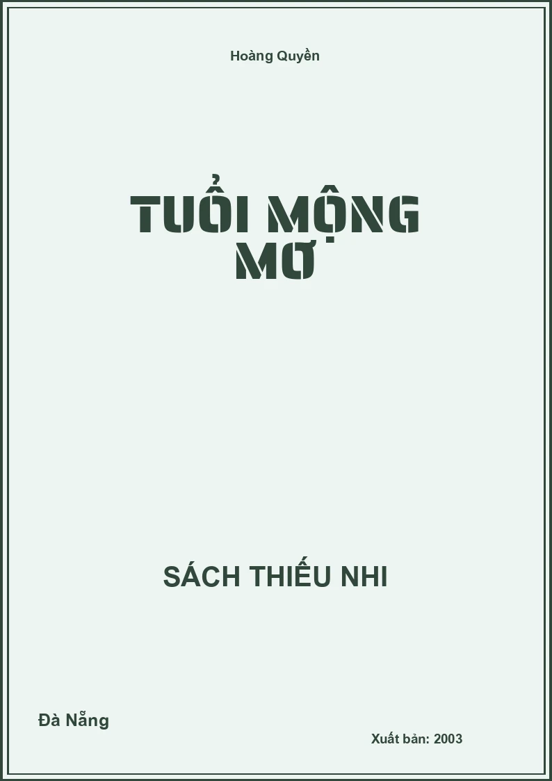 Tuổi mộng mơ