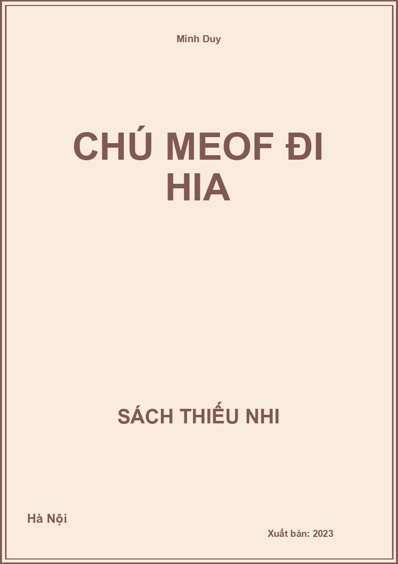 Chú meof Đi hia