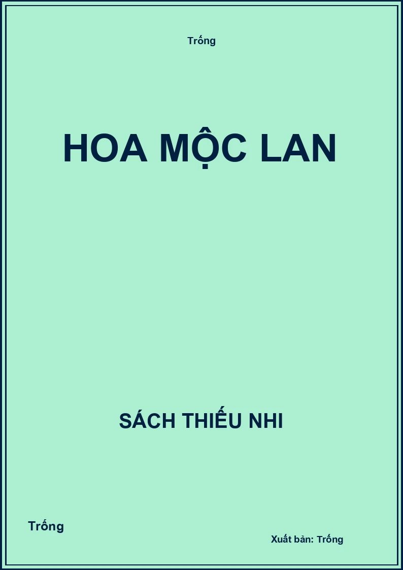 Hoa Mộc Lan