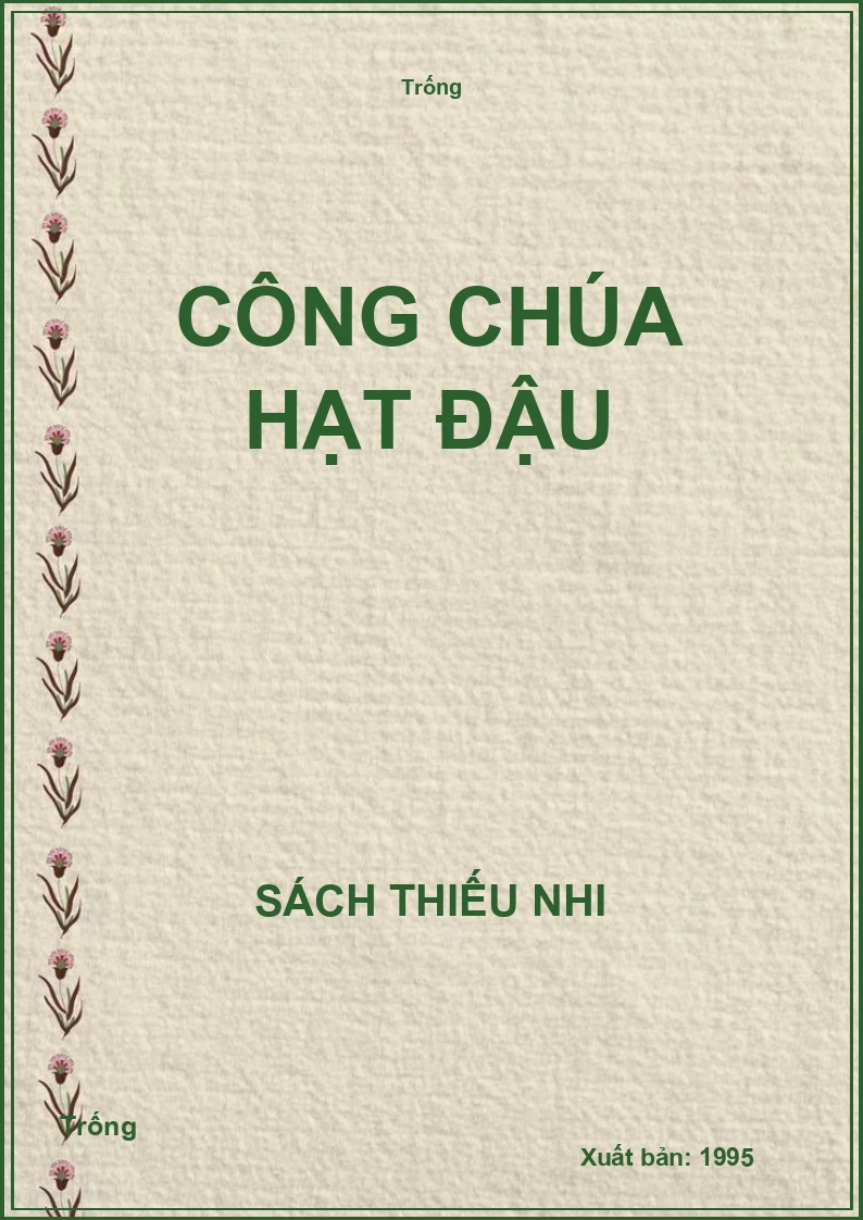 Công chúa hạt đậu