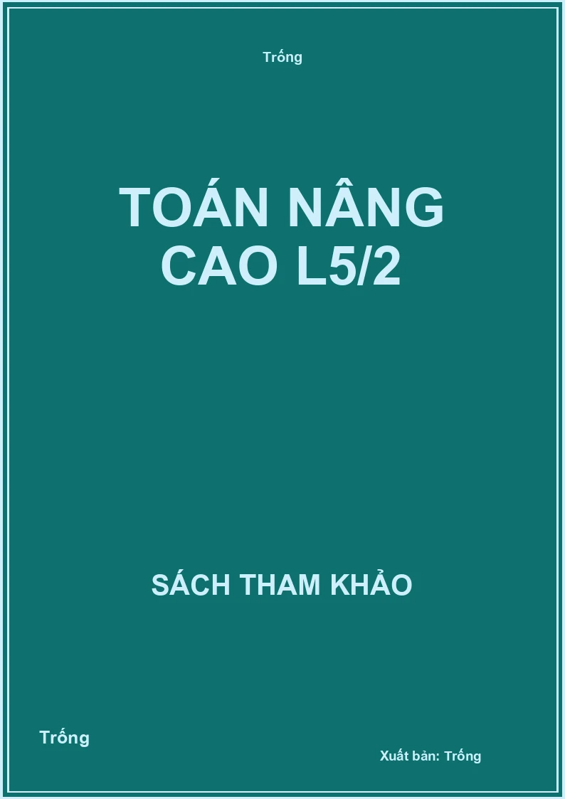 Toán Nâng cao L5/2