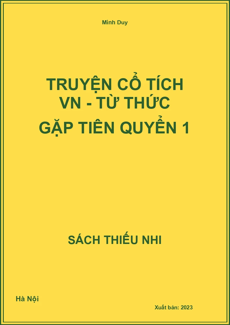 Truyện cổ tích VN - Từ Thức gặp tiên quyển 1