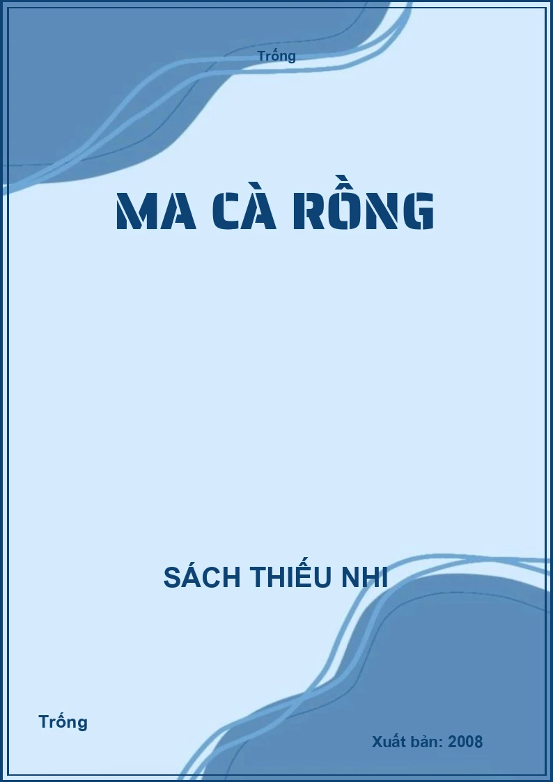 Ma cà rồng