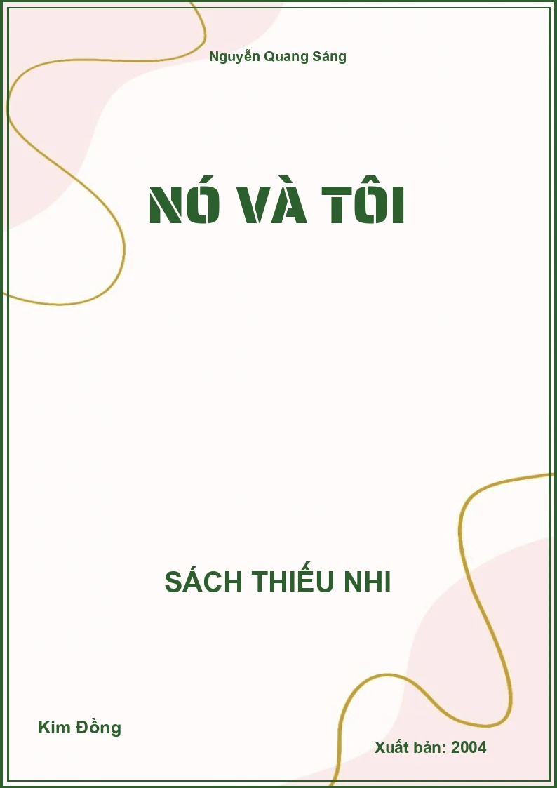 Nó và tôi