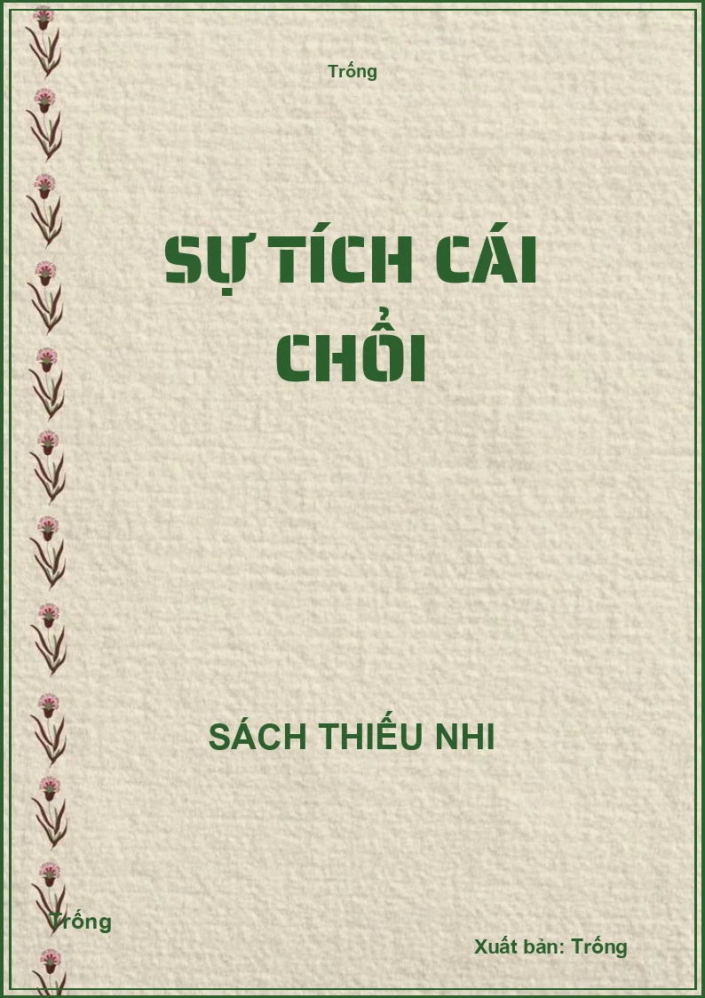 Sự tích cái chổi
