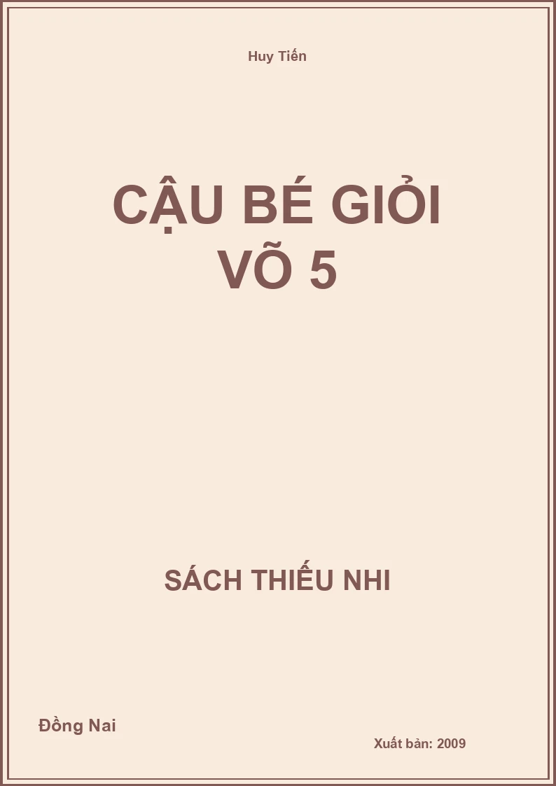 Cậu bé giỏi võ 5