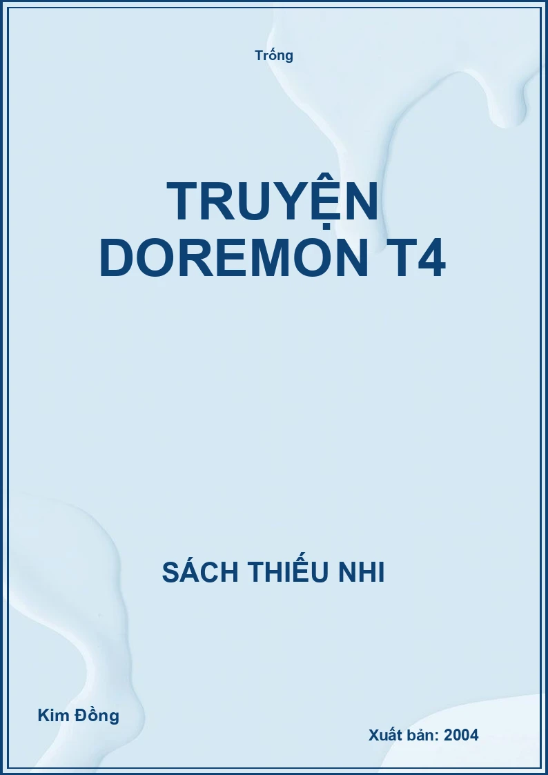 Truyện Doremon T4