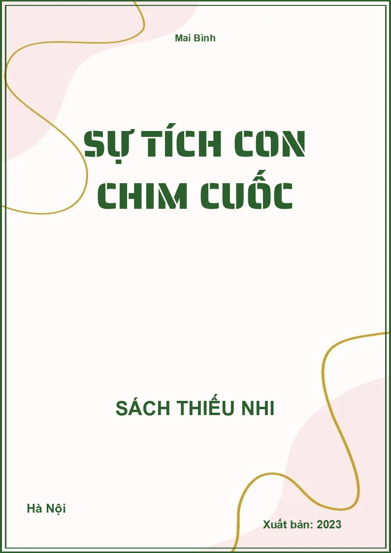 Sự tích con chim cuốc