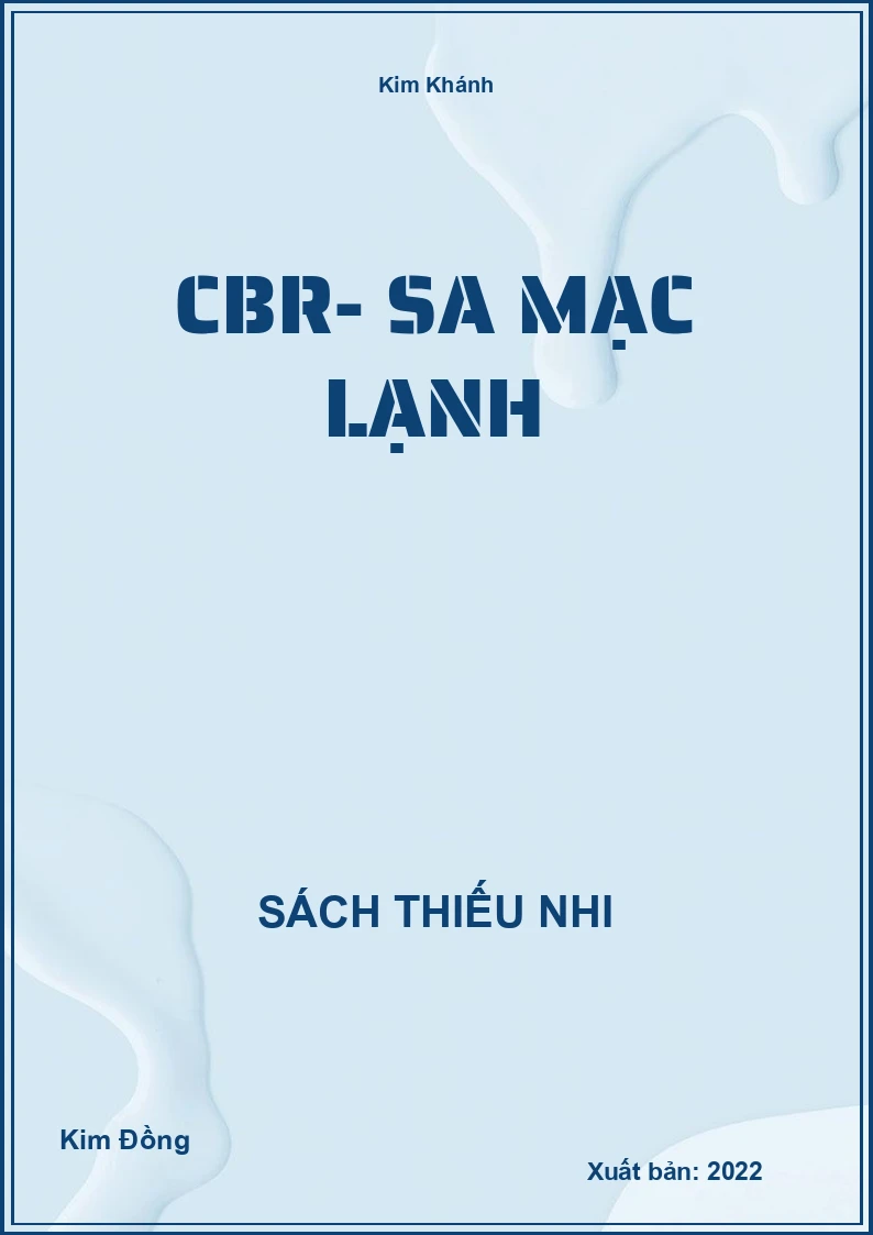 CBR- Sa mạc lạnh