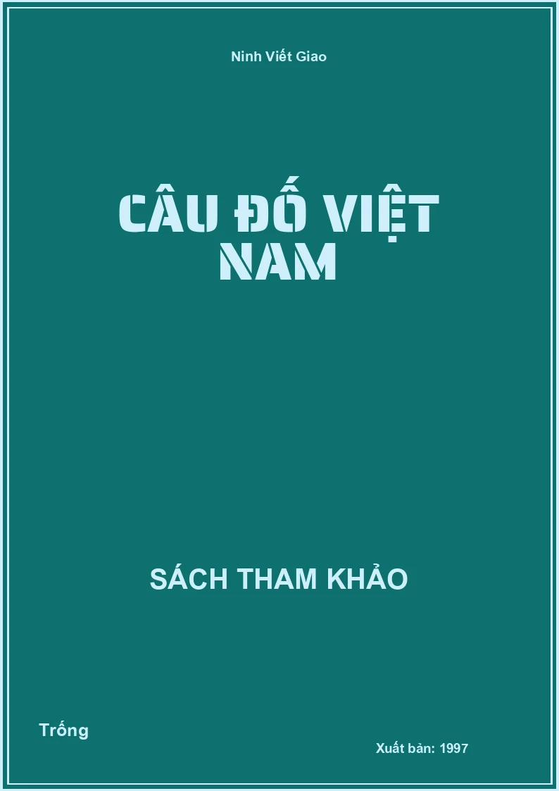 Câu đố Việt Nam