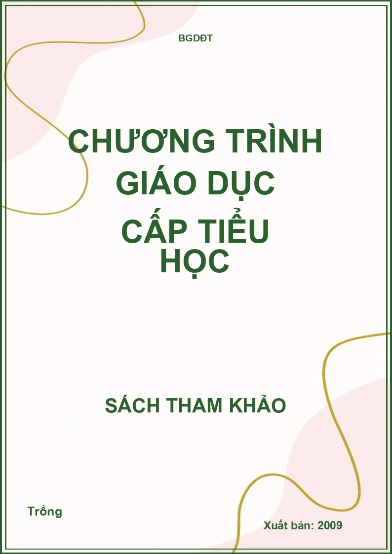 Chương trình giáo dục cấp tiểu học