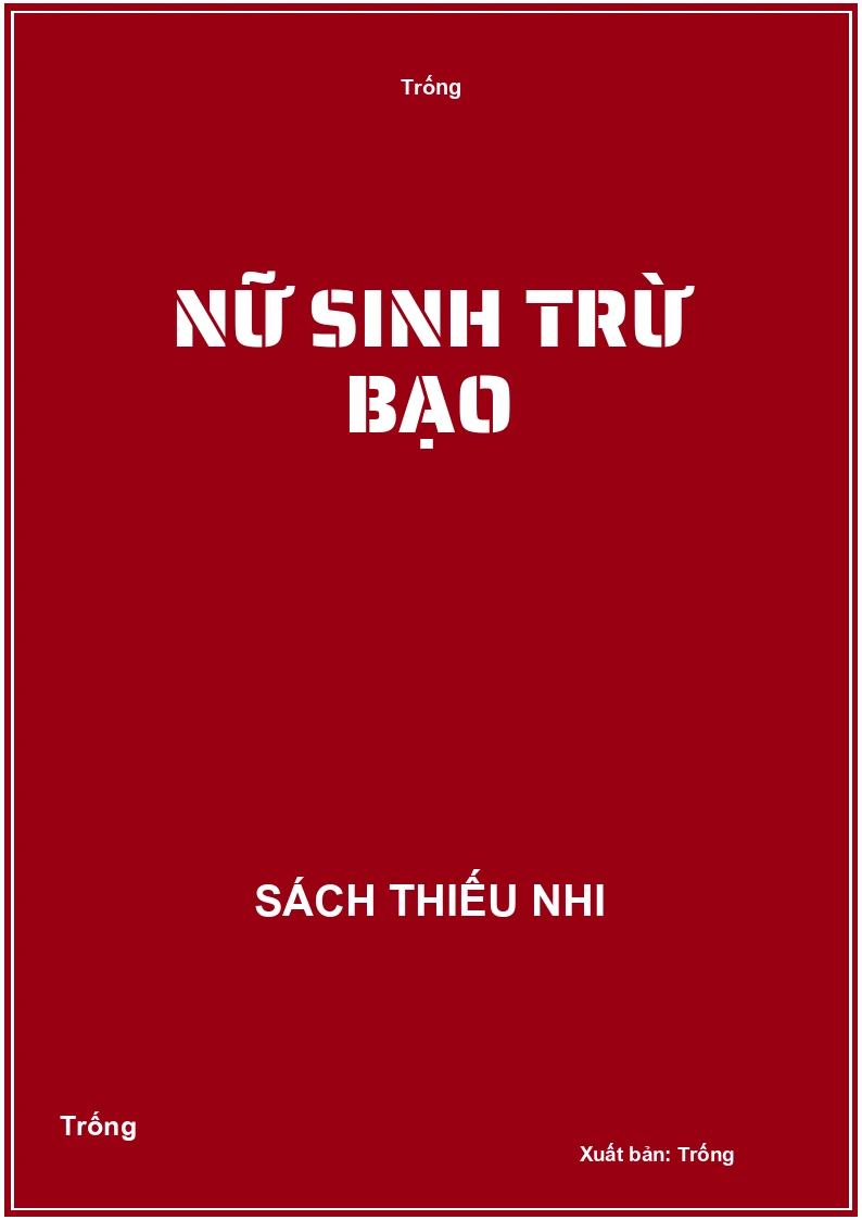 Nữ sinh trừ bạo