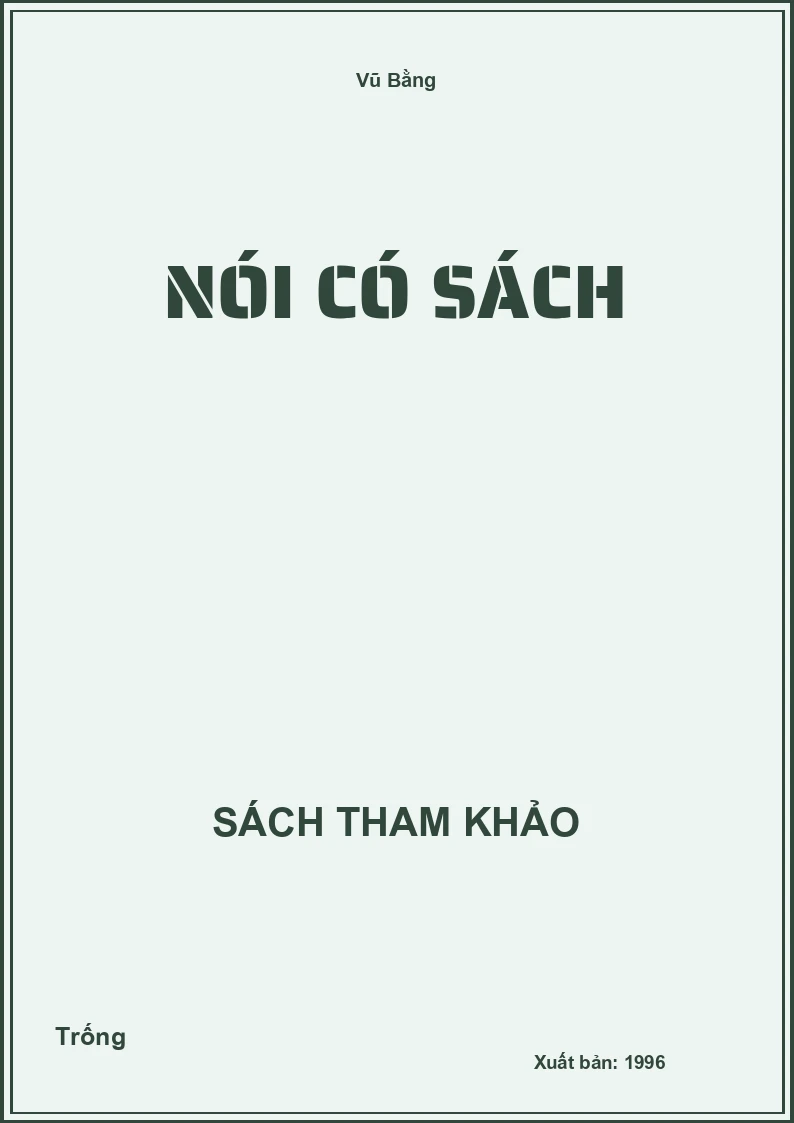 Nói có sách