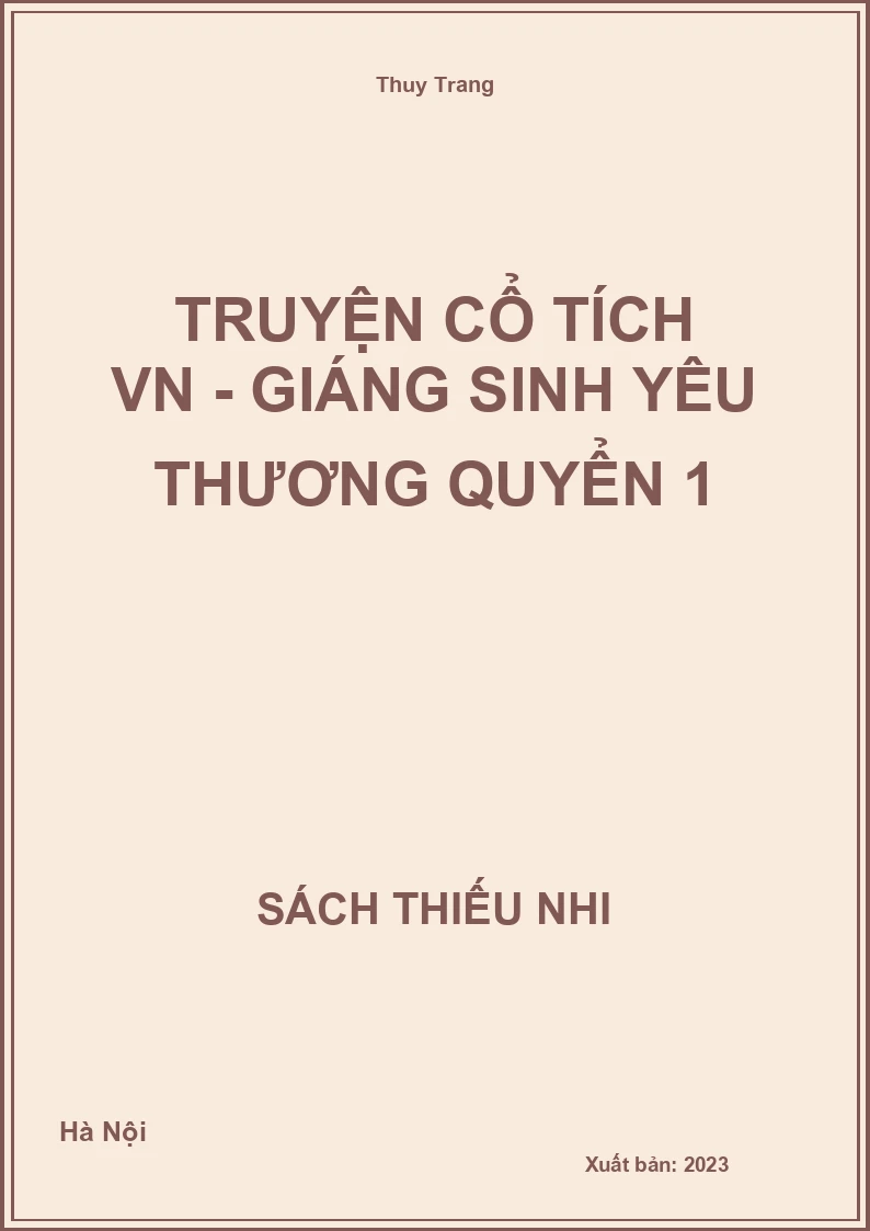 Truyện cổ tích VN - Giáng sinh yêu thương quyển 1