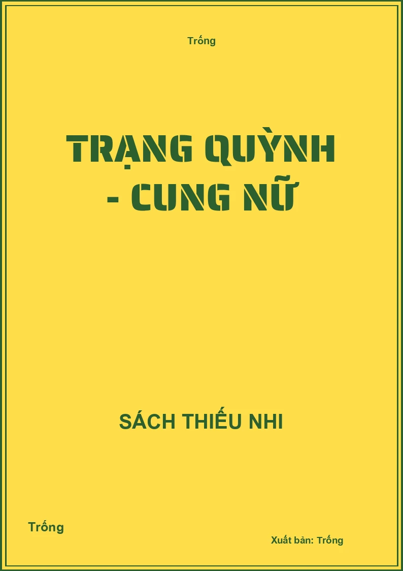 Trạng Quỳnh - Cung Nữ