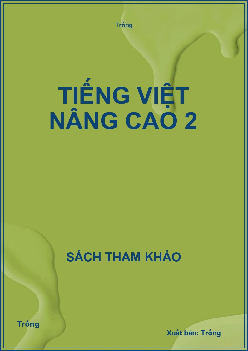 Tiếng việt nâng cao 2