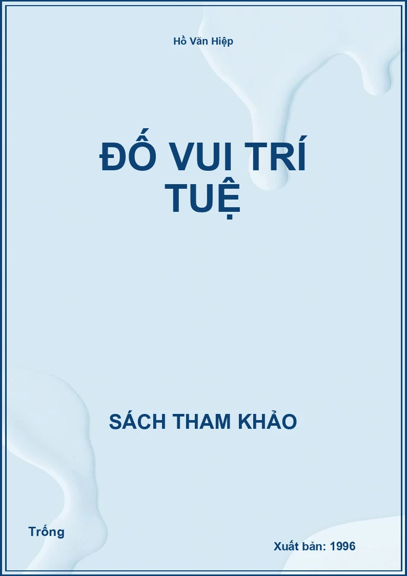 Đố vui trí tuệ