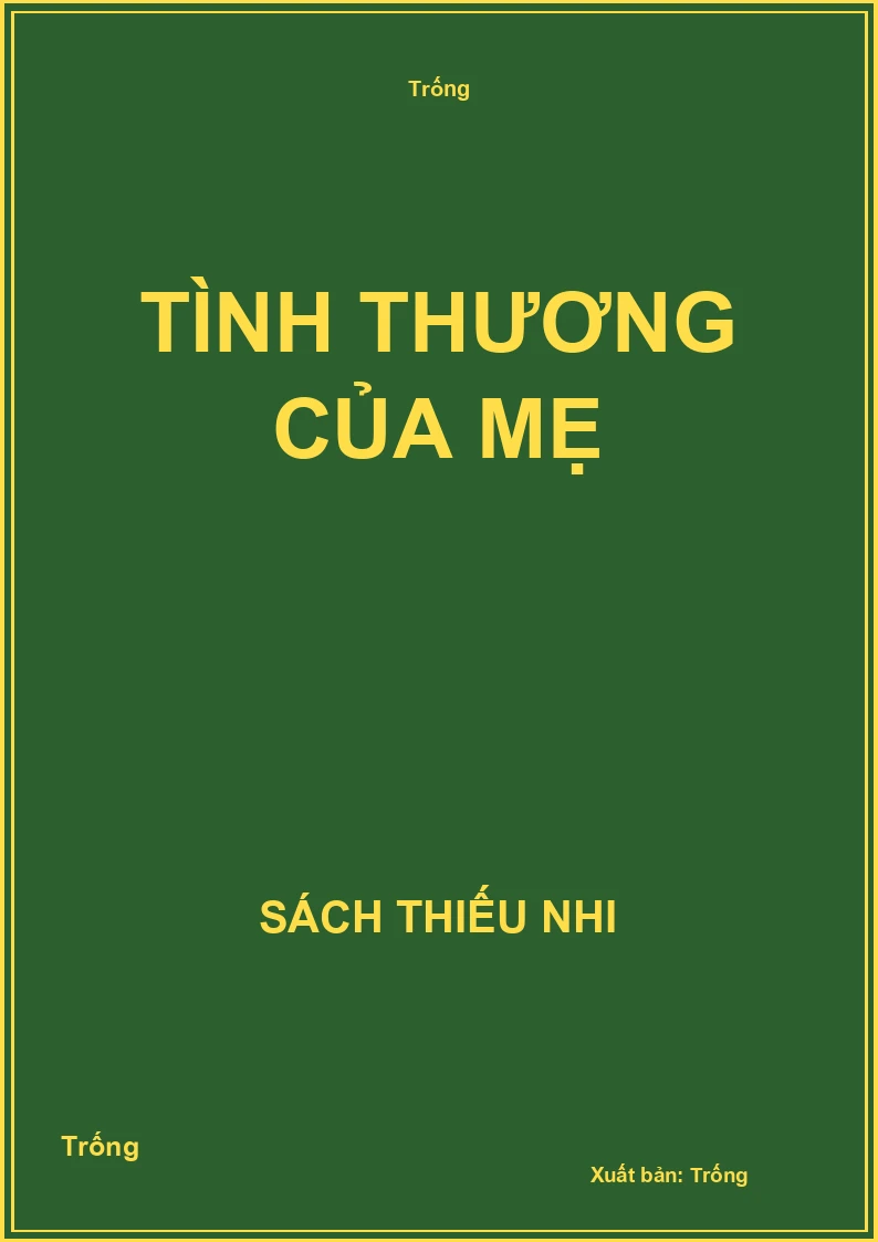 Tình thương của mẹ