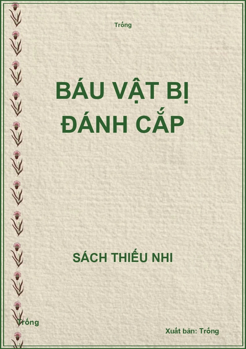 Báu vật bị đánh cắp