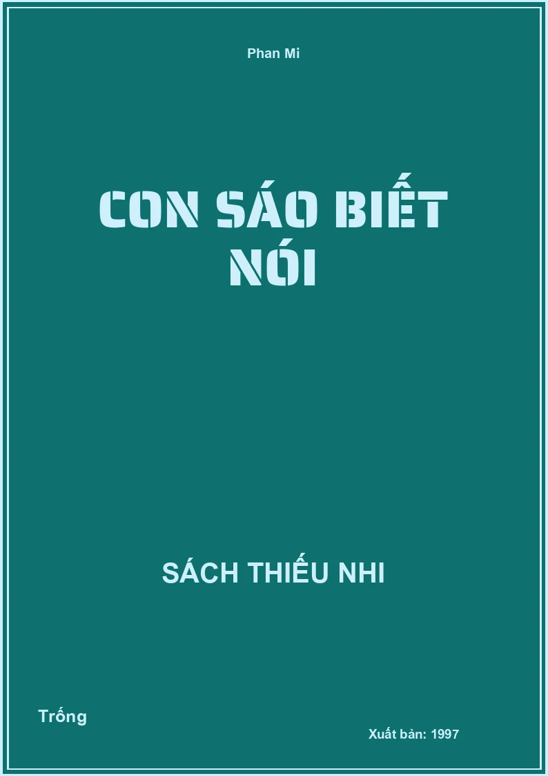 Con sáo biết nói