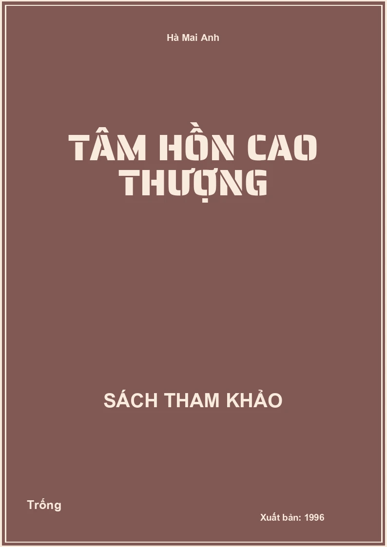 Tâm hồn cao thượng