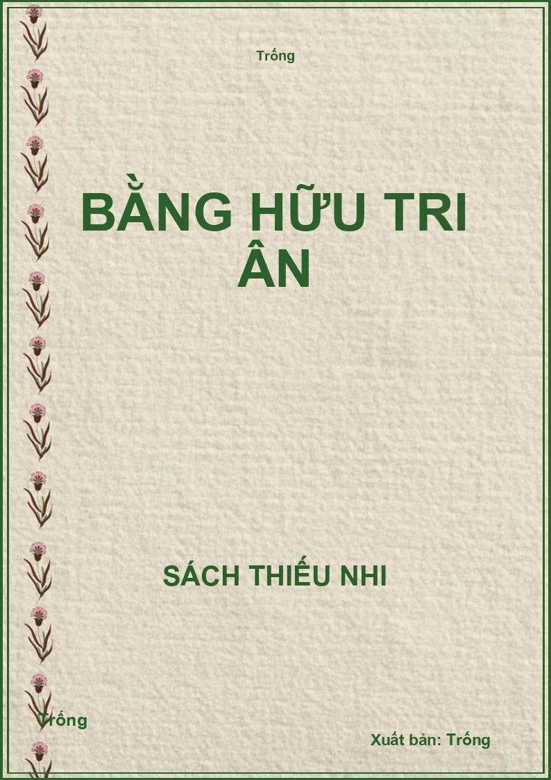 Bằng hữu tri ân