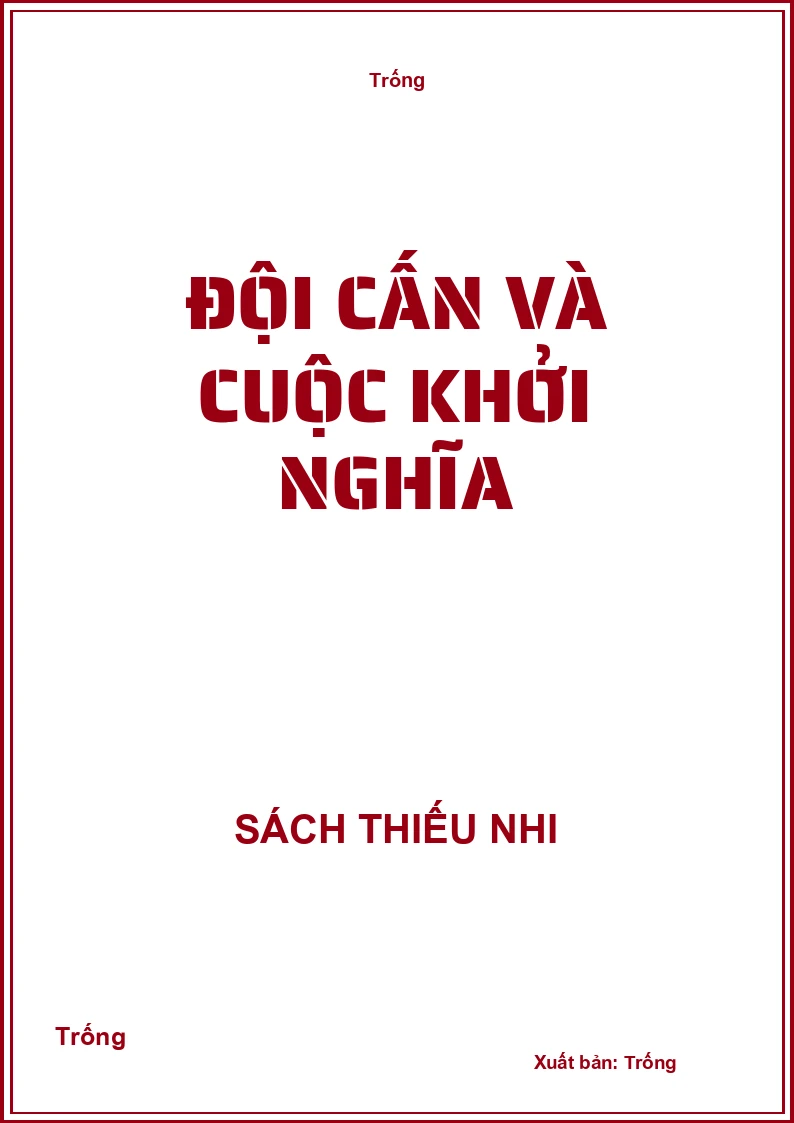 Đội Cấn và cuộc khởi nghĩa