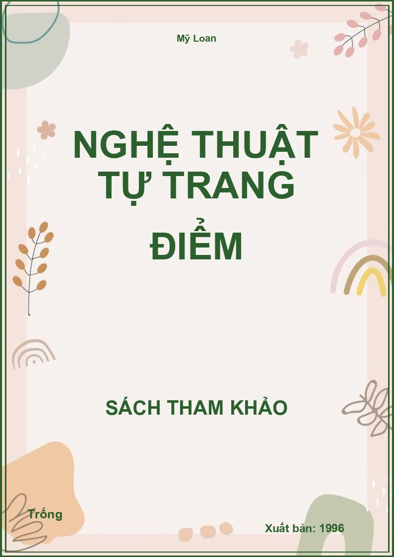 Nghệ thuật tự trang điểm