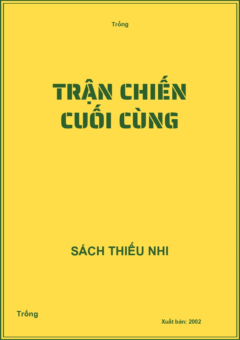 Trận chiến cuối cùng