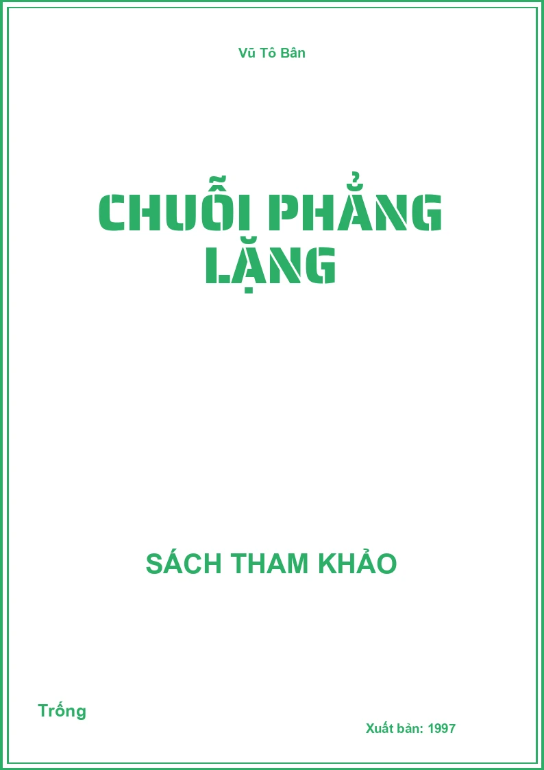 Chuỗi phẳng lặng