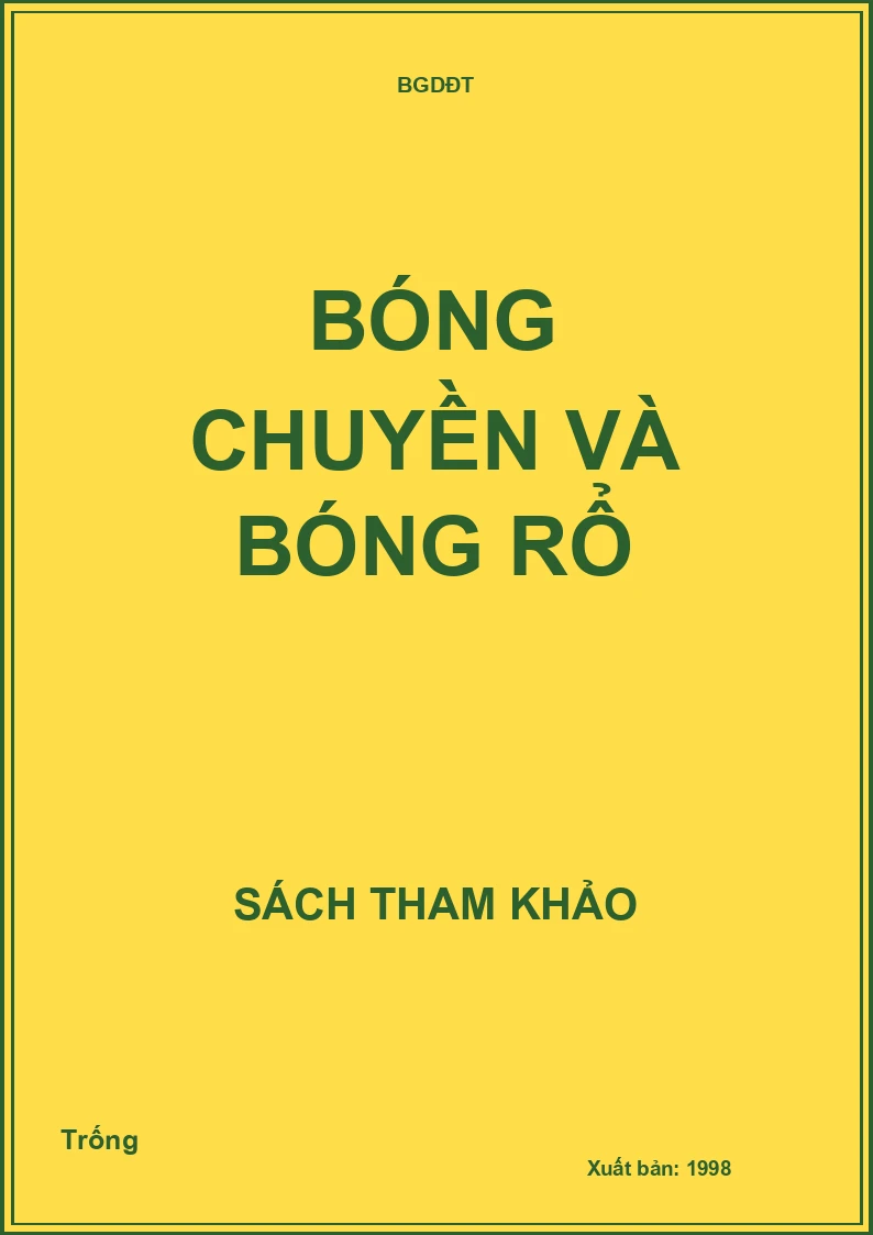 bóng chuyền và bóng rổ