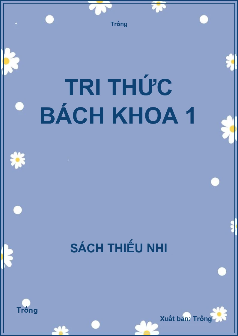 Tri thức bách khoa 1