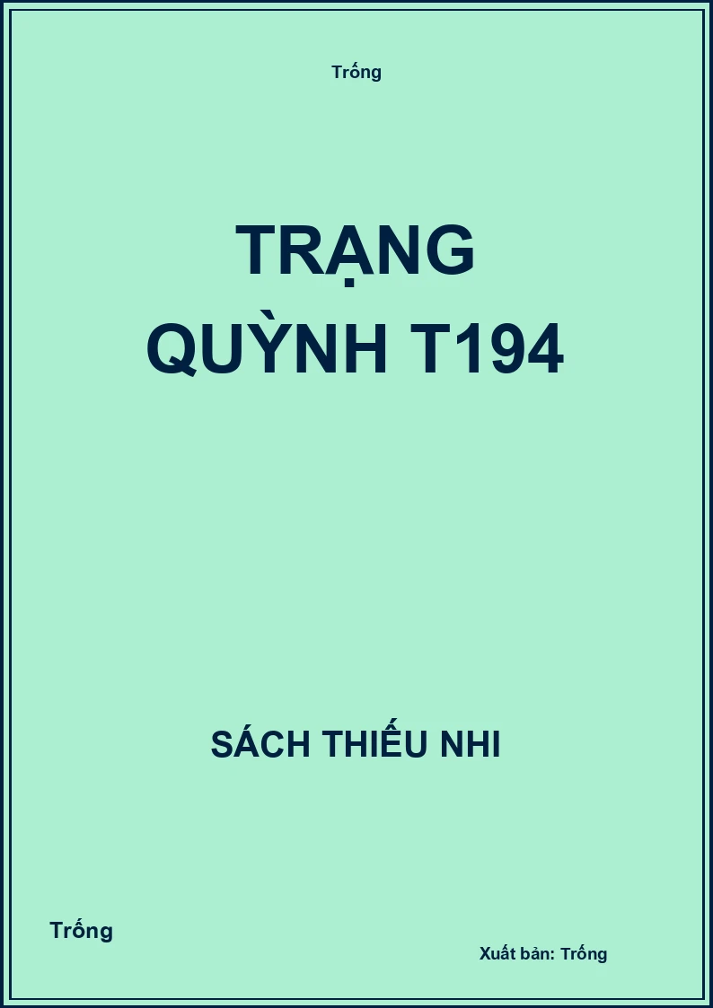Trạng Quỳnh T194