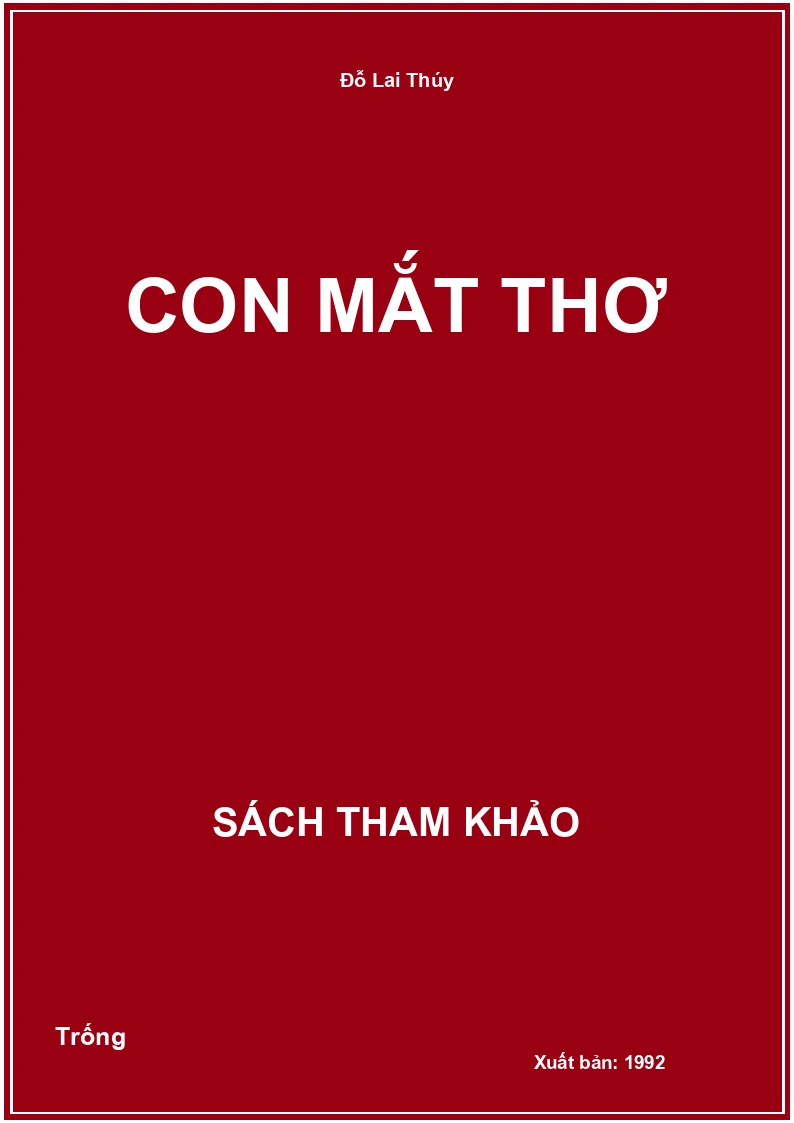 Con mắt thơ