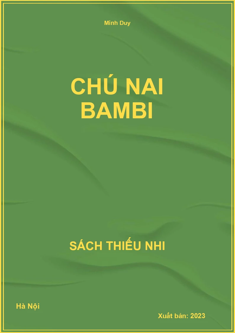 Chú nai BamBi